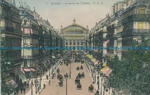 R033229 Paris. Avenue de l Opera. C.L.C. Nr. 7. 1904