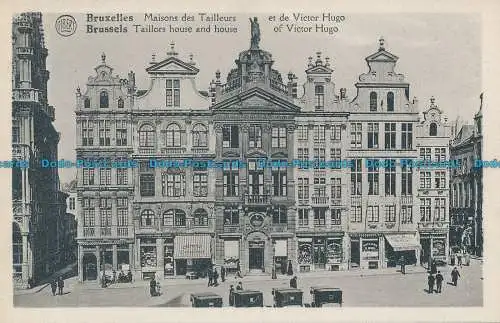 R033270 Brüssel. Schwanzhaus und Haus von Victor Hugo