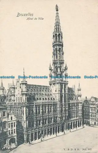 R033277 Brüssel. Rathaus