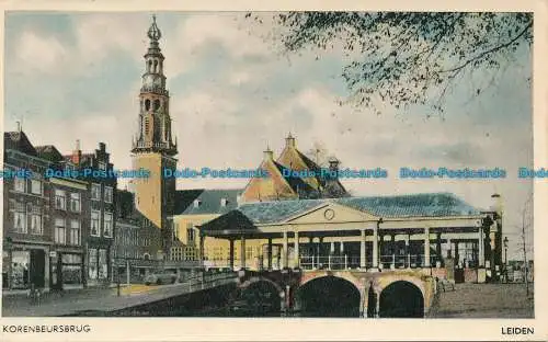 R033317 Korenbeursbrug. Leiden