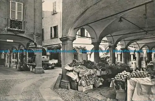 R033318 Lugano. Veranden der Via Pessina. 1955