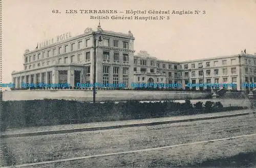 R033339 Les Terrasses. Englisches Allgemeines Krankenhaus. 1918