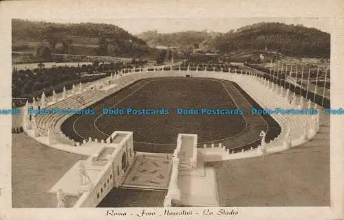 R033369 Rom. Loch Ilussolini. Das Stadion