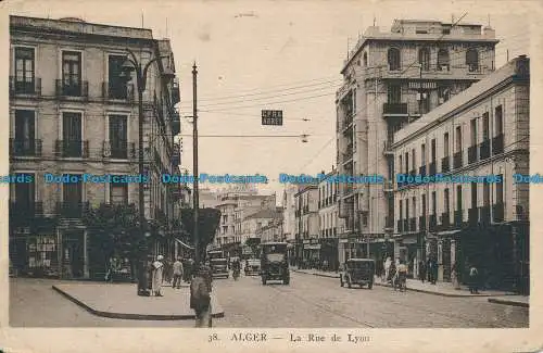 R033375 Algier. Die Rue de Lyon. Nr. 38