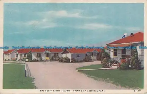 R03488 Palmers Point Touristenkabinen und Restaurant. F.H. Leslie. 1959