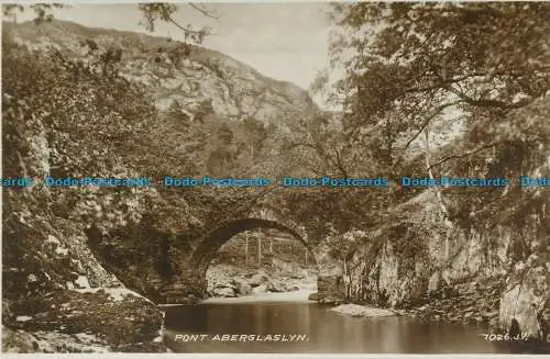 R034261 Brücke Aberglaslyn. Valentinstag. Nr. 7026. RP