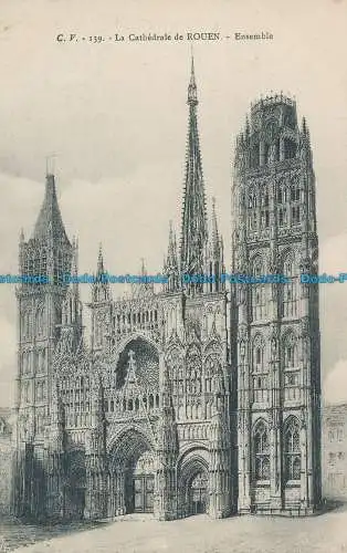 R0348278 Die Kathedrale von Rouen. Zusammen. C.V. Nr. 139