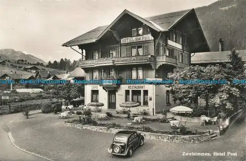 R034290 Zweisimmen. Hotelpost. Photoglob