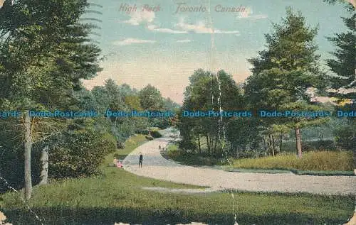 R034320 High Park. Toronto. Kanada. A.L. Merrill. 1908