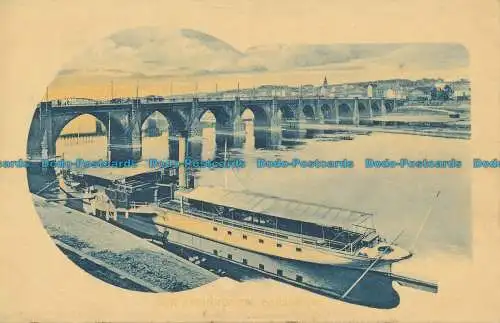 R034364 Der Rhein Koblenz. Moselbrucke. Ludwig Feist