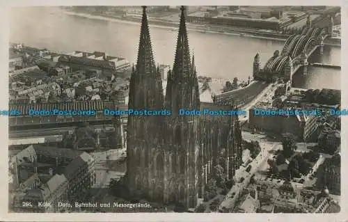 R034394 Koln. Dom. Bahnhof und Messegelande. Hoursch und Bechstedt. RP