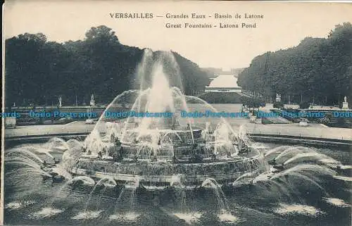 R034454 Versailles. Tolle Brunnen. Latona Pond. E. Le Deley