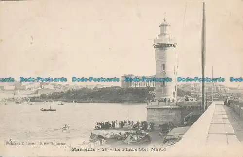 R034471 Marseille. Der Leuchtturm Ste. Marie. E. Lacour. Nr. 79