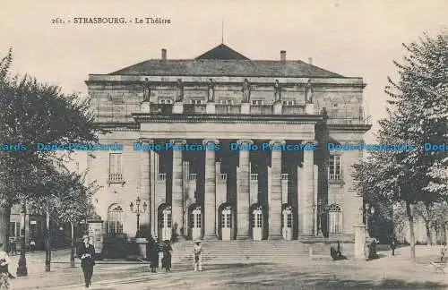 R034562 Straßburg. Das Theater