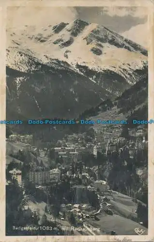 R034584 Badgastein 1083m mit Radhausberg. 1937