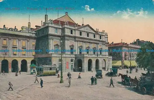 R034641 Mailand. Piazza und Teatro della Scala