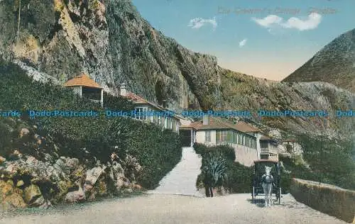 R034684 The Governors Cottage. Gibraltar. Benzaquen. 1914