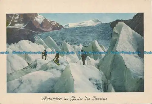 R034703 Pyramiden am Bossongletscher. Fleischbrüder. Nr. 7543