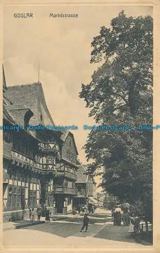 R034707 Goslar. Marktstraße. Wilhelm Riechers