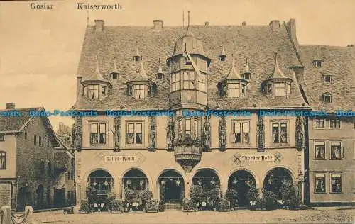 R034710 Goslar. Kaiserworth. Wilh. Riechers