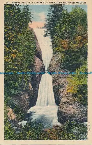 R035210 Brautschleierfälle. Ufer des Columbia River. Oregon. Wesley Andrews