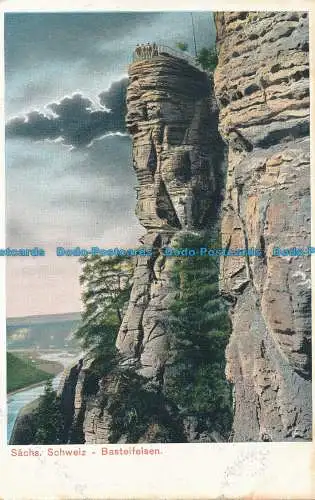 R03487 Sachs. Schweiz. Basteifelsen. F. Schmuck