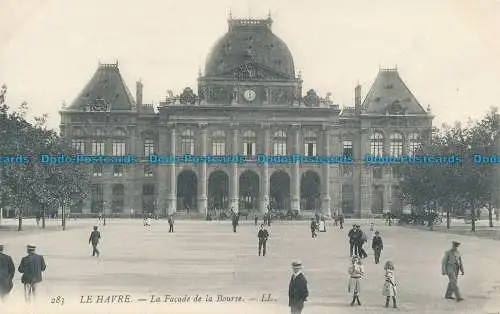 R034897 Le Havre. Die Fassade der Börse. LL Nr. 283