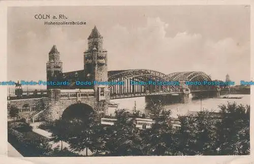 R034949 Coln a. Rhein. Hohenzollernbrucke