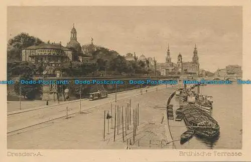 R034955 Dresden A. Bruhlsche Terrasse. Johannes Leonhardt