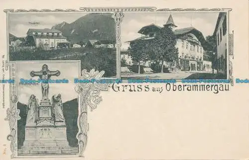 R0348968 Gruss aus Oberammergau