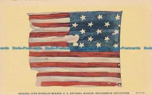 R035011 Original Stern Spangled Banner. U. S. Nationalmuseum. Smithsonian Institut