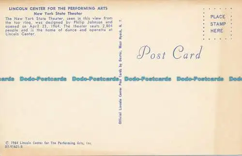 R035455 Lincoln Center for the Performing Arts New York State Theater