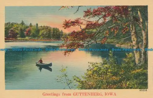 R035462 Grüße aus Guttenberg. Iowa. Nyce