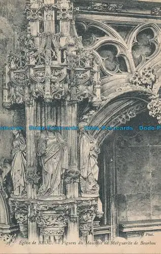 R035535 Kirche von Brou. Figuren aus dem Mausoleum von Gänseblümchen von Bourbon. Nr. 27