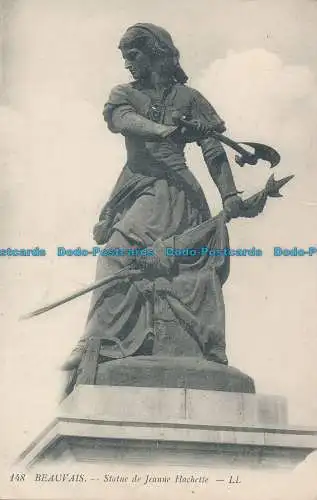 R035572 Beauvais. Statue von Jeanne Hachette. LL. Nr. 148