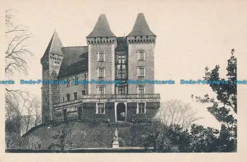 R035594 Chateau de Pau. Die Westfassade