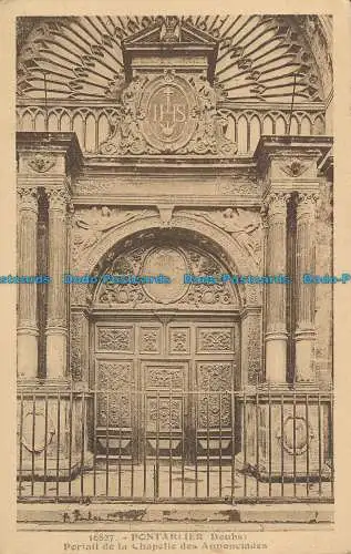 R035607 Pontarlier Doubs. Portal der Verkündigungskapelle. Nr. 16827