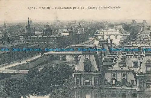 R035641 Paris. Panorama der Kirche St. Gervais