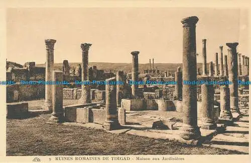 R035742 Römische Ruinen von Timgad. Haus der Gärtner