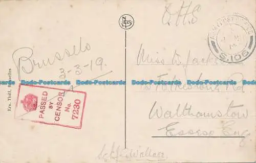 R035770 Brüssel. Königspalast. Ern. Thill. Nels