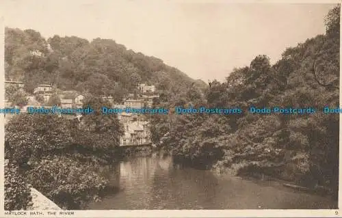 R035779 Matlock Bad. Der Fluss. Photochrom. Nr. 9