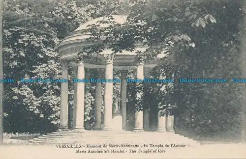 R035806 Versailles. Marie Antoinettes Hamlet. Der Tempel der Liebe. Hülsen