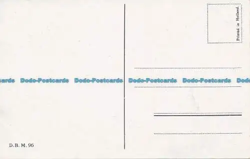 R035861 Alte Postkarte. Blumenbepflanzung