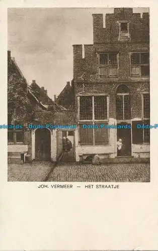 R035864 Joh. Vermeer. Het Straatje