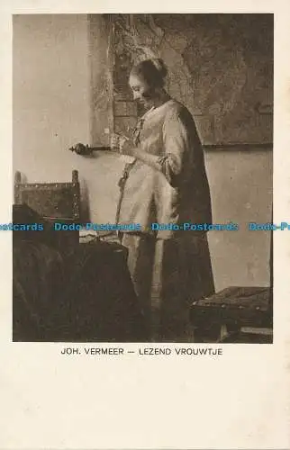 R035868 Joh. Vermeer. Lezend Vrouwtje