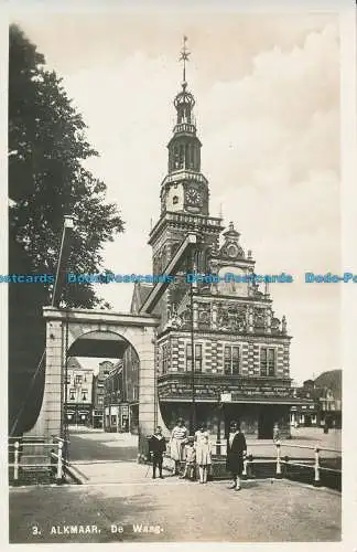 R035875 Alkmaar. Von Waag. RP