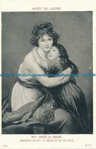 R035906 Frau Vigee le Brun. Porträt von Frau Le Brun und ihrer Tochter