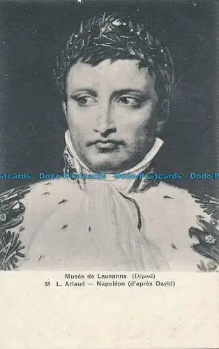 R035939 Museum Lausanne. L. Arlaud. Napoleon