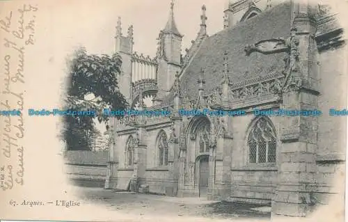 R035971 Bögen. Die Kirche. 1904