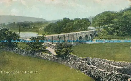 R000091 Grassington Bridge. Skipton. 1908